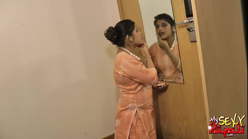 rupali bhabhi getting ready for party