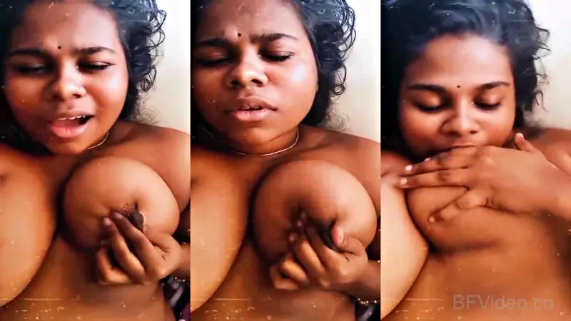 Super Sexy Busty Girl Teasing Boobs Show