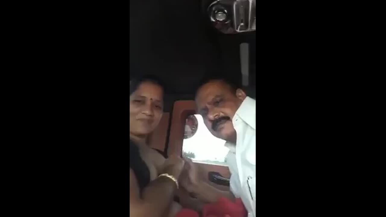 Desi Aunty Boobs Sucked By Uncle in the Car