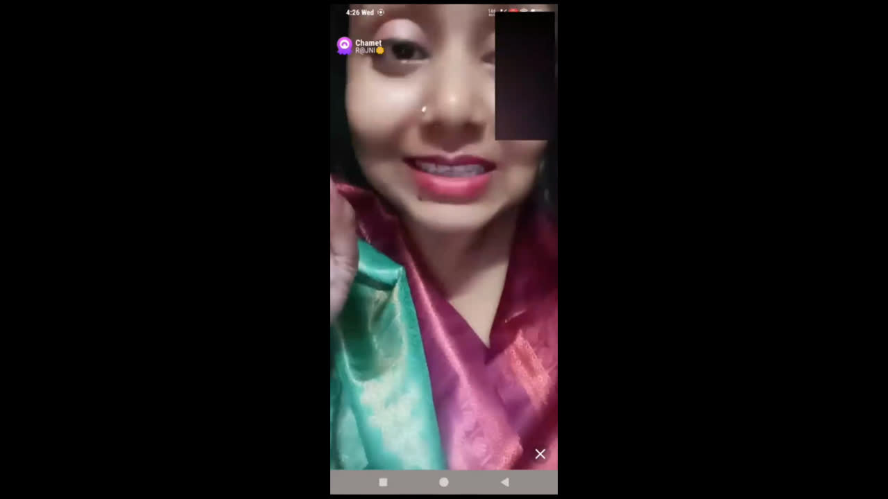 Rajni hot bengali bhabi Premium chamet 121 show huge shaggy boobs with face