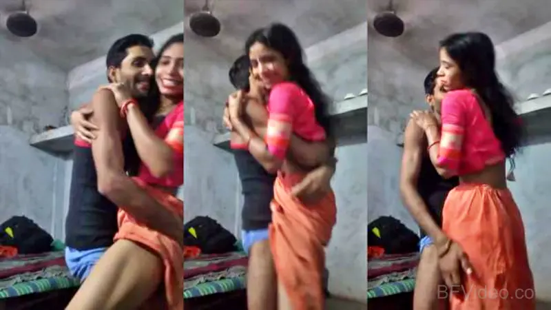 Slim Village Bhabhi Sex In Standing Position