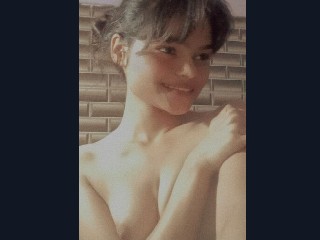 Desi slim girl having fun in washroom