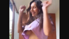 Beautiful Indian Model Dancing With Hot Boobs