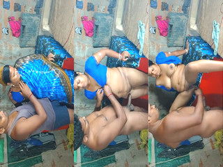 Desi Boudi Boobs pressing and FUcking Part 1