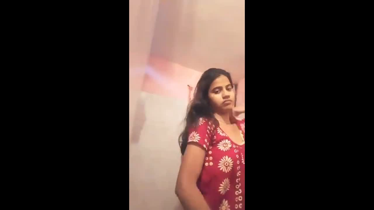Desi village girl undressing for lover