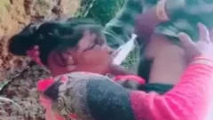 A Village Girl Rides A Dick In The Forest