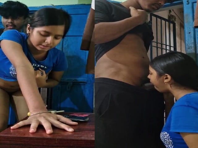 Village office girl Indian blowjob and viral sex