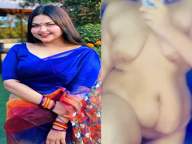 Big boobs chubby MILF viral nude show for her lover