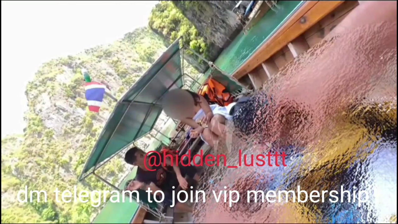 New Hiddenlust viral girl dare lake boat