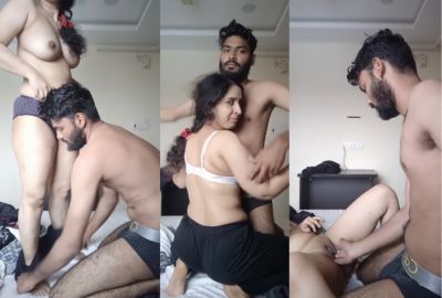 HD sex MMS of a pervert making his GF nude to fuck