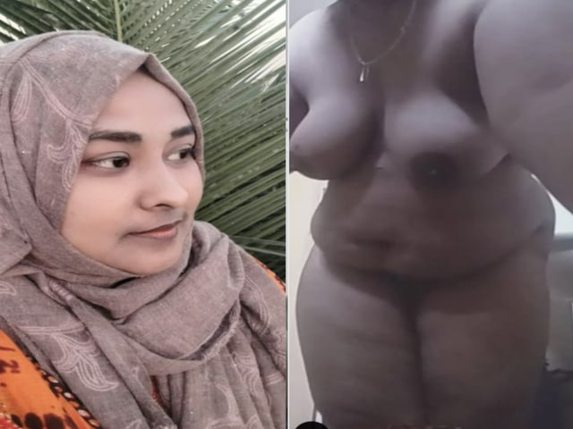 Chubby hijab lady naked body showing for boyfriend