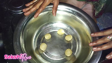 Dever Flirts with Bhabi Full dirty Hindi Talk, Desi kitchen sex holi festival