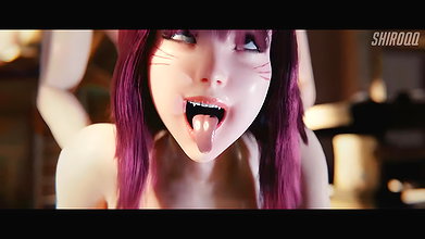 Ahri Shir 0 Qq League Of Legends Animated Hentai 3 D Cgi Video