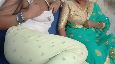 New Desi Bengali Wife Threesome Sex Husband Fucked